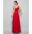 TS Couture? Prom / Formal Evening / Military Ball Dress - Open Back Plus Size / Petite Sheath / Column One Shoulder Floor-length Chiffon with Beading  