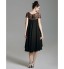 TS Couture? Cocktail Party / Prom / Holiday Dress - 1920s Plus Size / Petite Sheath / Column Scoop Knee-length Chiffon / Tulle with Beading  