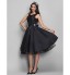 TS Couture? Cocktail Party / Homecoming / Company Party Dress - 1950s / Vintage Inspired Plus Size / Petite A-line Cowl Knee-length Taffeta  