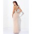 TS Couture? Formal Evening / Black Tie Gala Dress - Beautiful Back Plus Size / Petite Sheath / Column Jewel Floor-length Jersey with Beading   