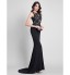 TS Couture? Formal Evening Dress Trumpet / Mermaid Scoop Sweep / Brush Train Jersey with Appliques  