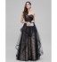 TS Couture? Formal Evening Dress A-line Sweetheart Floor-length Lace with Lace / Criss Cross  