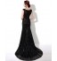 Formal Evening Dress Sheath / Column Bateau Floor-length / Chapel Train with  