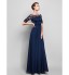 TS Couture? Formal Evening / Military Ball Dress - See Through Plus Size / Petite Sheath / Column Off-the-shoulder Floor-length  