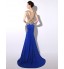 Formal Evening / Black Tie Gala Dress - Sexy / See Through / Beautiful Back Trumpet / Mermaid Square Sweep / Brush Train Jersey with  