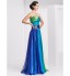 TS Couture? Prom / Formal Evening / Military Ball Dress - Color Gradient Plus Size / Petite A-line Strapless / Sweetheart Floor-length Chiffon  