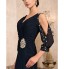 TS Couture? Formal Evening / Military Ball Dress Plus Size / Petite A-line / Princess V-neck Sweep / Brush Train Chiffon with Beading / Crystal  