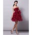 TS Couture? Cocktail Party Dress Plus Size / Petite Ball Gown Strapless Short / Mini Tulle with Ruffles / Criss Cross / Ruching  