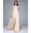 TS Couture? Formal Evening Dress A-line Strapless Court Train Chiffon with Sequins  