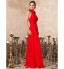 TS Couture? Prom / Formal Evening / Family Gathering Dress - Open Back Plus Size / Petite High Neck Floor-length Chiffon with Draping   