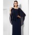 TS Couture? Formal Evening / Military Ball Dress - Plus Size / Petite Sheath / Column Scoop Floor-length Chiffon with Beading  