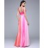 TS Couture? Formal Evening Dress Sheath / Column Spaghetti Straps Floor-length Chiffon with Side Draping  