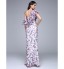 TS Couture? Formal Evening Dress Sheath / Column V-neck Floor-length Chiffon with Ruffles / Buttons  