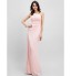 TS Couture? Formal Evening Dress Sheath / Column Straps Floor-length Chiffon with Side Draping  