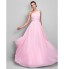 TS Couture? Prom / Formal Evening / Military Ball / Black Tie Gala Dress - Open Back Plus Size / Petite A-line One Shoulder Floor-length Chiffon  