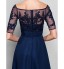 TS Couture? Formal Evening / Military Ball Dress - See Through Plus Size / Petite Sheath / Column Off-the-shoulder Floor-length  