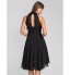 TS Couture? Cocktail Party / Wedding Party Dress - High Low Plus Size / Petite A-line High Neck Asymmetrical Chiffon with Draping / Ruffles  