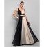 TS Couture? Formal Evening / Military Ball Dress - Beautiful Back / Color Block / Vintage Inspired Plus Size / Petite A-line / Princess V-neck  