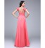 TS Couture? Formal Evening Dress A-line V-neck Asymmetrical Satin Chiffon  