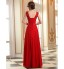 Prom / Formal Evening Dress - Lace-up A-line Jewel Floor-length Georgette with Appliques / Beading / Pearl Detailing  