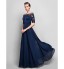 TS Couture? Formal Evening / Military Ball Dress - See Through Plus Size / Petite Sheath / Column Off-the-shoulder Floor-length  