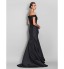 TS Couture? Formal Evening / Black Tie Gala Dress - Open Back Plus Size / Petite Trumpet / Mermaid Off-the-shoulder Sweep / Brush Train Taffeta with  