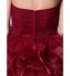 TS Couture? Cocktail Party Dress Plus Size / Petite Ball Gown Strapless Short / Mini Tulle with Ruffles / Criss Cross / Ruching  