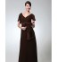 TS Couture? Formal Evening / Military Ball Dress - Elegant Plus Size / Petite Sheath / Column V-neck Floor-length Chiffon with Bow(s) / Sash / Ribbon  