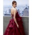 TS Couture? Formal Evening Dress A-line Sweetheart Chapel Train Organza with Side Draping  